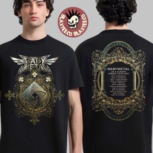 Babymetal Iron Trinity Tee UK And Europe Arena Tour 2025 123 Two Sided Print T-Shirt
