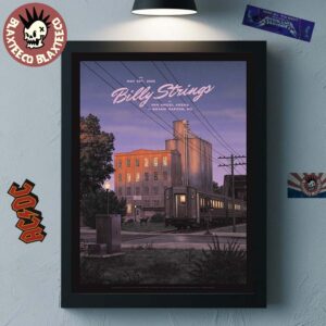 Billy Strings Grand Rapids Michigan 2025 Night 2 Venue Poster At Van Andel Arena On May 31 2025 Home Decor Poster Canvas