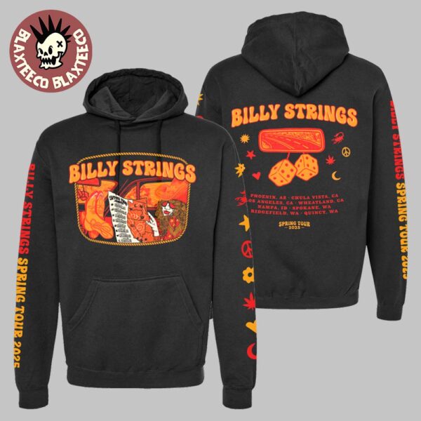 Billy Strings Outlaw Tour Spring Tour 2025 May Dates Unisex Hoodie