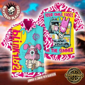 Blink 182 Ice Cream Your Smile Faded In The Summer 2025 Hawaiian Shirt