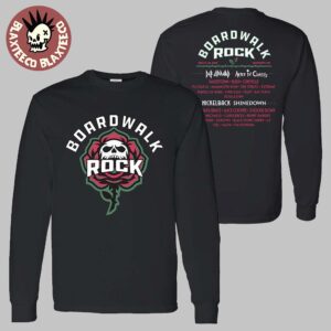 Boardwalk Rock 2025 Ocean City MD On May 17-18 2025 Rose Lineup Longsleeve Tee