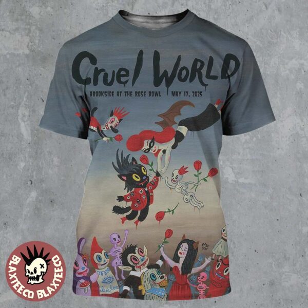 Cruel World Exclusive Festival Brookside Golf Course Pasadena CA At The Rose Bowl On May 17 2025 Poster All Over Print Shirt