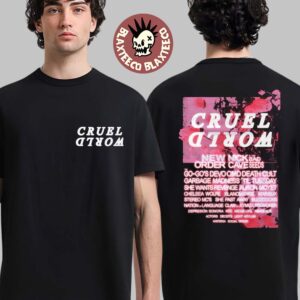 Cruel World Festival 2025 Rose Lineup In Pasadena CA On May 17 2025 Two Sided Unisex T-Shirt