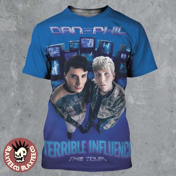 Dan And Phil Terrible Influence The Tour 2025 All Over Print Shirt