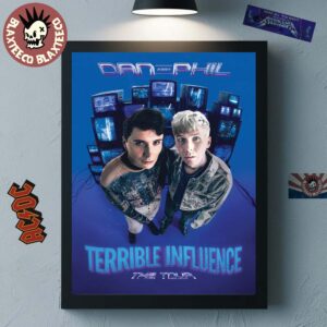 Dan And Phil Terrible Influence The Tour 2025 Home Decor Poster Canvas