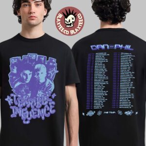 Dan And Phil Terrible Influence Tour 2025 Merch Two Sided Unisex T-Shirt