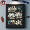 Dave Matthews Band Bethel New York Gig Poster At Bethel Woods Center For The Arts On May 24 2025 Mechanical Instrument Bear Art Home Decor Poster Canvas