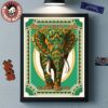 Dave Matthews Band Summer Tour 2025 Mandala Elephant Artwork Home Decor Poster Canvas