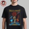 Dead And Company Concert Poster At Sphere Las Vegas On May 10 2025 Cosmic Skeleton Hand With Rose Art Essentials T-Shirt