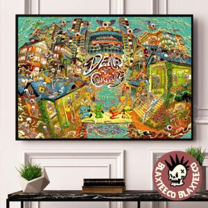 Dead And Company May 16 2025 Performance At Sphere Las Vegas The Dead City Art By Miles Tsang Home Decor Poster Canvas