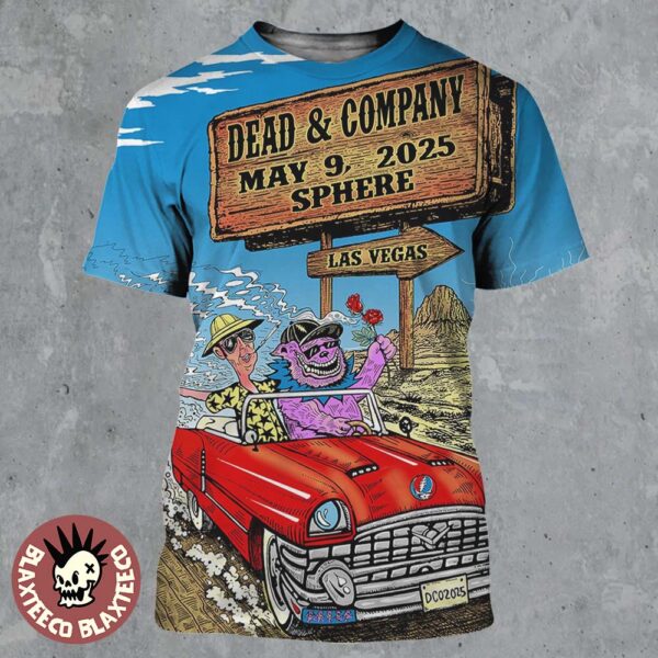 Dead And Company Sphere Las Vegas 2025 Weekend 5 Poster On May 9 2025 All Over Print Shirt