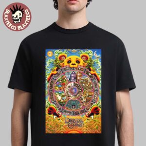 Dead And Company Weekend 5 Poster Live At Sphere Las Vegas On May 9 10 11 2025 Bhavacakra The Buddhist Wheel of Life By Miles Tsang Unisex T-Shirt