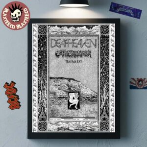 Deafheaven Philadelphia PA 2025 Gig Poster At Union Transfer On May 12 2025 Home Decor Poster Canvas