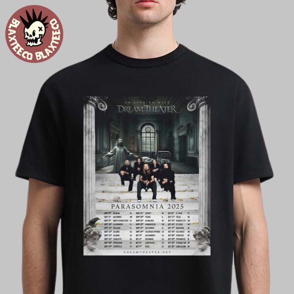 Dream Theater Parasomnia 2025 North America Tour Celebration Of 16th Studio Album Tour Dates Essentials T-Shirt