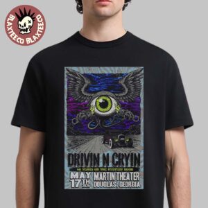 Drivin N Cryin 40 Years On The Mystery Road Douglas Georgia 2025 Poster At Martin Theater On May 17 2025 Unisex T-Shirt