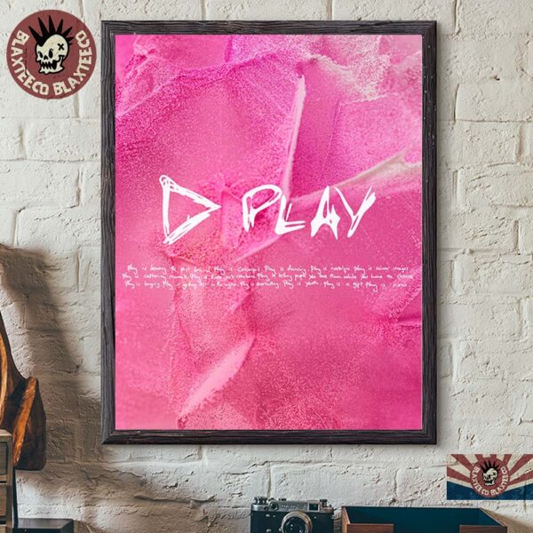 Ed Sheeran Play New Album Cover Art Wall Decor Poster Canvas
