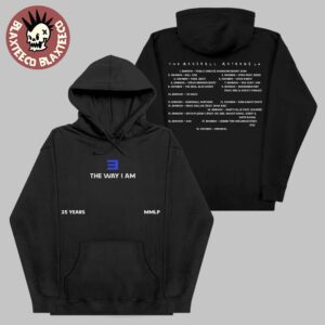 Eminem The Marshall Mathers LP 25th Anniversary The Way I Am Album Text Two Sided Unisex Hoodie