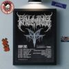 Falling In Reverse Europe 2025 Summer Festivals Tour Dates Poster Canvas For Home Decorations