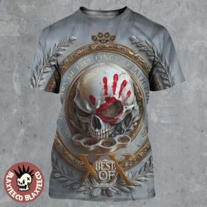 Five Finger Death Punch 20 Years Of Five Finger Death Punch Best Of Volume 1 Anniversary Album Cover All Over Print Shirt