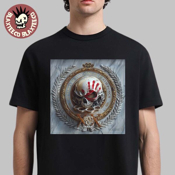 Five Finger Death Punch 20 Years Of Five Finger Death Punch Best Of Volume 1 Anniversary Album Cover Unisex T-Shirt