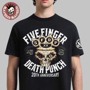 Five Finger Death Punch 20th Anniversary 2005-2025 Knucklehead Unisex T-Shirt