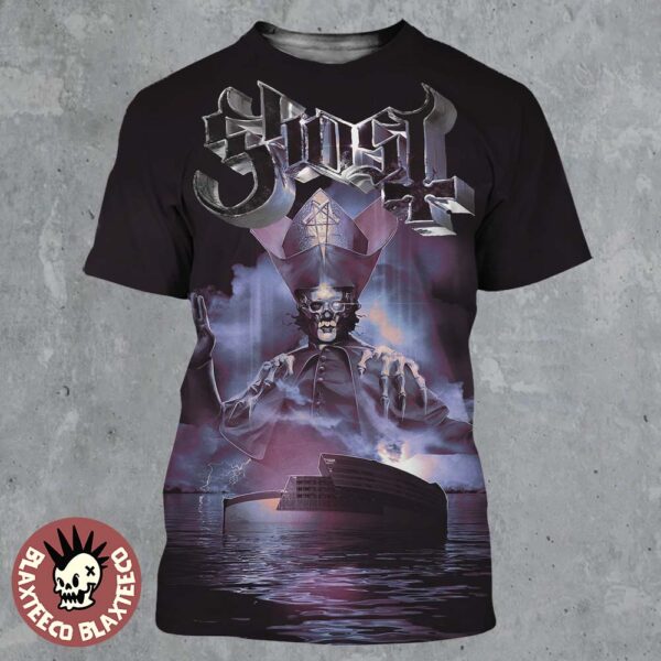Ghost Skeletour 2025 In Tampera At Nokia Arena On May 20 2025 Artwork All Over Print Shirt