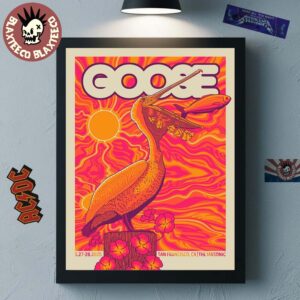 Goose Gig Poster For San Francisco California 2025 At The Masonic On May 27 And 28 2025 Standard Edition Home Decor Poster Canvas