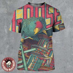 Goose San Francisco California 2025 Concert Poster At The Masonic On May 27 And 28 2025 The Parrot Artwork Standard Edition All Over Print Shirt