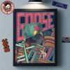 Goose San Francisco California 2025 Concert Poster At The Masonic On May 27 And 28 2025 The Parrot Artwork Web Variant Poster Canvas For Home Decor