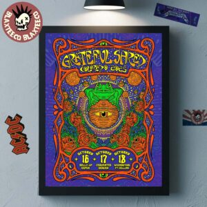 Grateful Shred Colorado 2025 Tour Poster On October 2025 Home Decor Poster Canvas