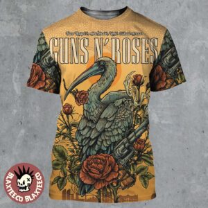 Guns N Roses Abu Dhabi 2025 Concert Poster At UAE Etihad Arena On May 27 2025 All Over Print Shirt