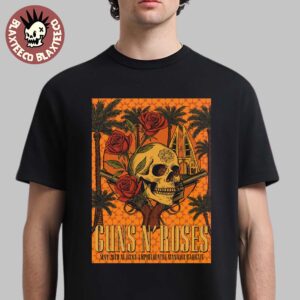 Guns N Roses Bahrain 2025 Poster At Al Dana Amphitheatre Manama Bahrain On May 20 2025 Unisex T-Shirt