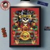 Dead And Company Gig Poster Live At Sphere Las Vegas On May 17 2025 UFOs Identified Over The Vegas Desert Home Decor Poster Canvas