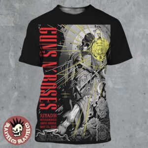 Guns N Roses Riyadh Mohammed 2025 At Abdu Arena On May 23 2025 All Over Print Shirt
