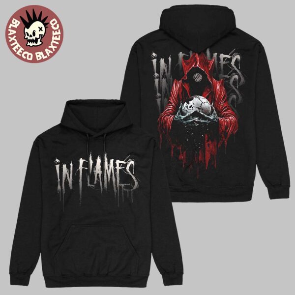 In Flames Europe Tour 2025 Jester Drip Two Sided Unisex Hoodie