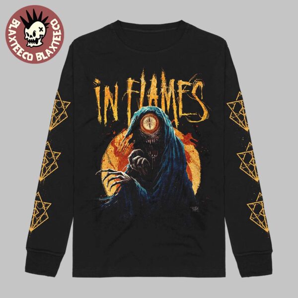 In Flames Europe Tour 2025 Merch Cyclops Compass Unisex Sweater
