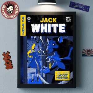 Jack White Austin Texas Night 2 ACL Live At The Moody Theater On May 5 2025 Home Decor Poster Canvas