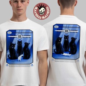 Jack White Los Angeles 2025 Night 1 And 2 Gig Poster Live At The Hollywood Palladium On May 12 And 13 2025 Two Sided Unisex T-Shirt