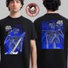 Jack White Sacramento California 2025 Night 1 And 2 Combined Poster At Channel 24 On May 27 2025 Two Sided Unisex T-Shirt