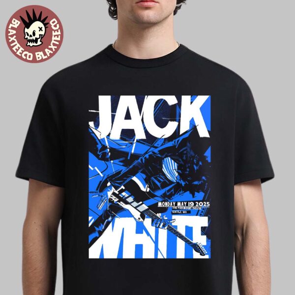 Jack White Seattle Washington 2025 At The Paramount Theatre On May 19 2025 Unisex T-Shirt