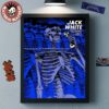 Jack White With Dog Party Poster For Sacramento CA Night 2 At Channel 24 On May 27 2025 Home Decor Poster Canvas