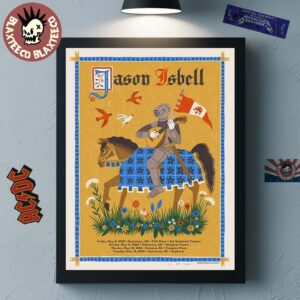 Jason Isbell Canada 2025 Tour On May Tour Dates A Noble Knight Riding Horse Artwork Home Decor Poster Canvas