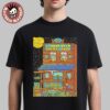 Warren Haynes Band Million Voices Whisper Tour 2025 Garter Snake Wrapped Around A Gibson Guitar Les Paul With Tour Dates Classic T-Shirt