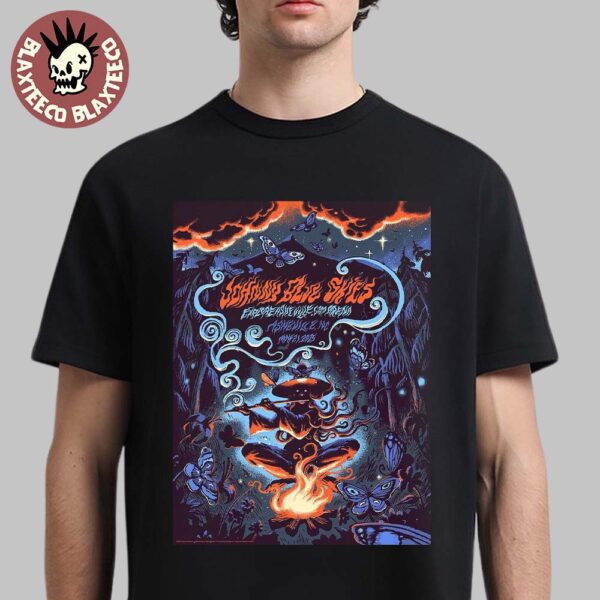 Johnny Blue Skies Asheville North Carolina 2025 Night 2 Concert Poster At Exploreasheville.com Arena On May 21 2025 Unisex T-Shirt