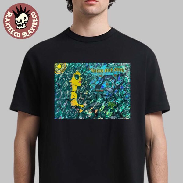 Johnny Blue Skies Charleston South Carolina 2025 Concert Poster At Credit One Stadium On May 23 2025 Essentials T-Shirt