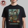 Metallica M72 Virginia Tech 2025 Venue Tee In Blacksburg VA At Lane Stadium On May 7 2025 Skeleton Mascot HokieBird Two Sided T-Shirt