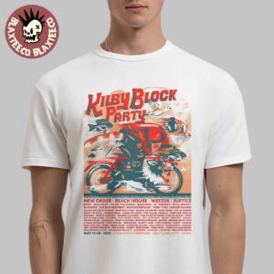 Kilby Block Party 2025 Official Poster In Salt Lake City Utah At Utah State Fairpark On May 15-18 2025 Essentials T-Shirt
