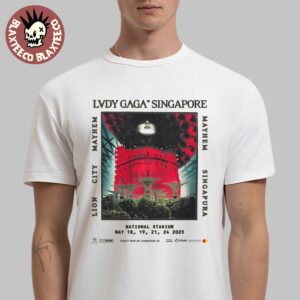 Lady Gaga Mayhem Singapura 2025 In Singapore Lion City At National Stadium On May 18 19 21 24 2025 Classic T-Shirt