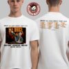 The Smashing Pumpkins Rock Invasion 2025 Asia And Middle East Tour Dates Two Sided Unisex T-Shirt
