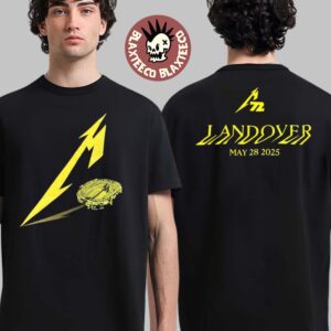 Metallica M72 Landover 2025 Merch Tee Stadium Art At Northwest Stadium On May 28 2025 Two Sided Classic T-Shirt